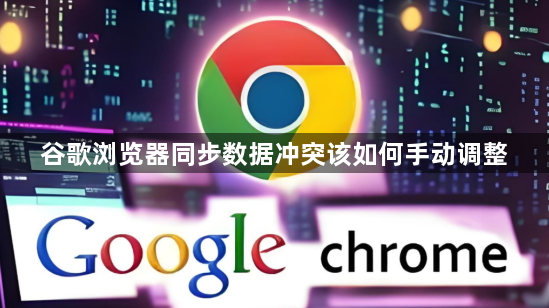 谷歌浏览器同步数据冲突该如何手动调整1