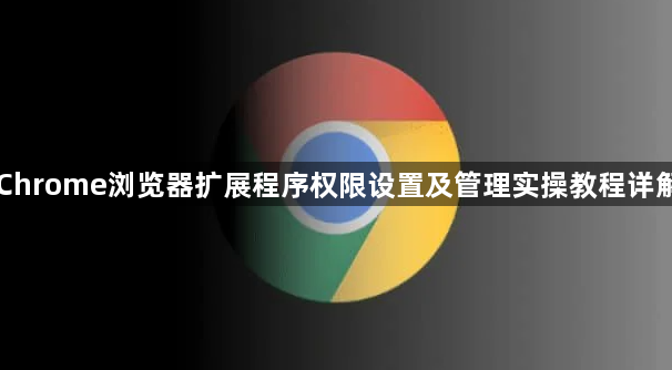 Chrome浏览器扩展程序权限设置及管理实操教程详解1