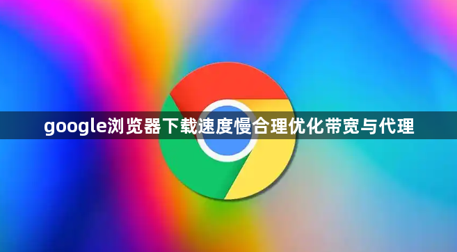 google浏览器下载速度慢合理优化带宽与代理1