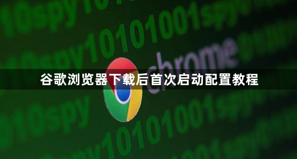 谷歌浏览器下载后首次启动配置教程1