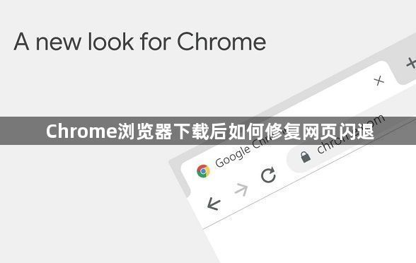 Chrome浏览器下载后如何修复网页闪退1