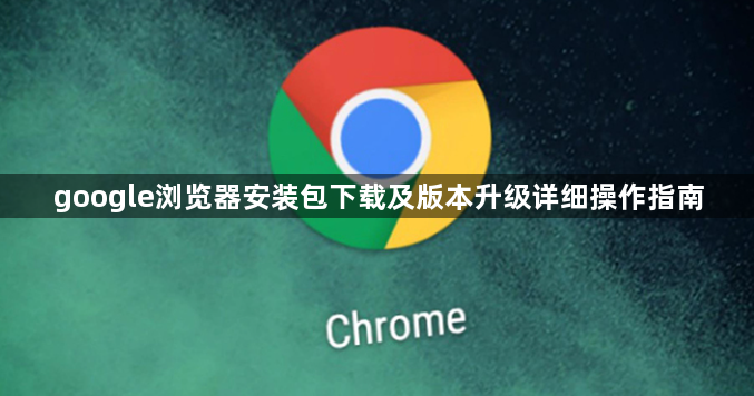 google浏览器安装包下载及版本升级详细操作指南1