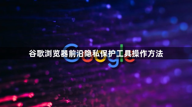 谷歌浏览器前沿隐私保护工具操作方法1