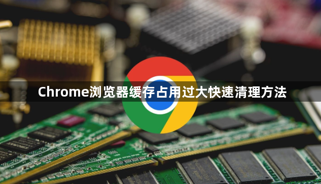 Chrome浏览器缓存占用过大快速清理方法1