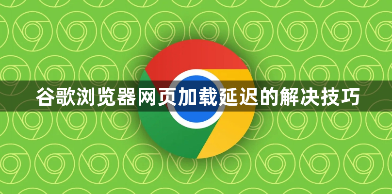 谷歌浏览器网页加载延迟的解决技巧1