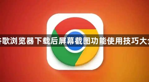 谷歌浏览器下载后屏幕截图功能使用技巧大全1