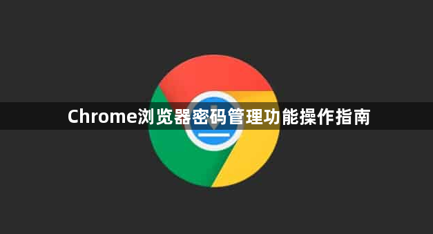 Chrome浏览器密码管理功能操作指南1