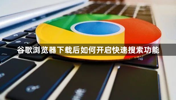 谷歌浏览器下载后如何开启快速搜索功能1