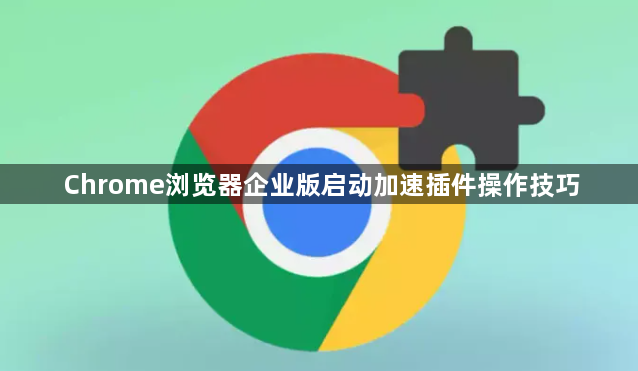Chrome浏览器企业版启动加速插件操作技巧1