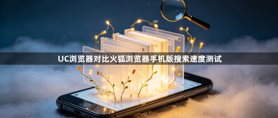 UC浏览器对比火狐浏览器手机版搜索速度测试1