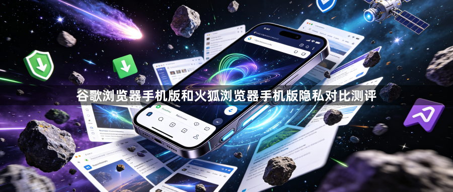 谷歌浏览器手机版和火狐浏览器手机版隐私对比测评1