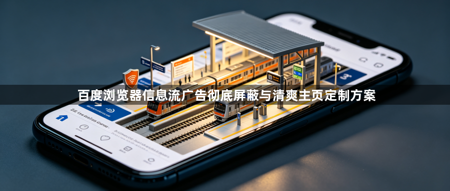 百度浏览器信息流广告彻底屏蔽与清爽主页定制方案1