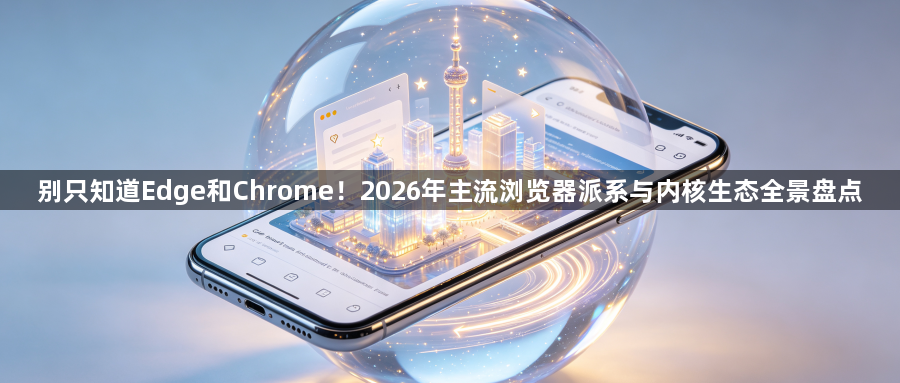 别只知道Edge和Chrome！2026年主流浏览器派系与内核生态全景盘点1