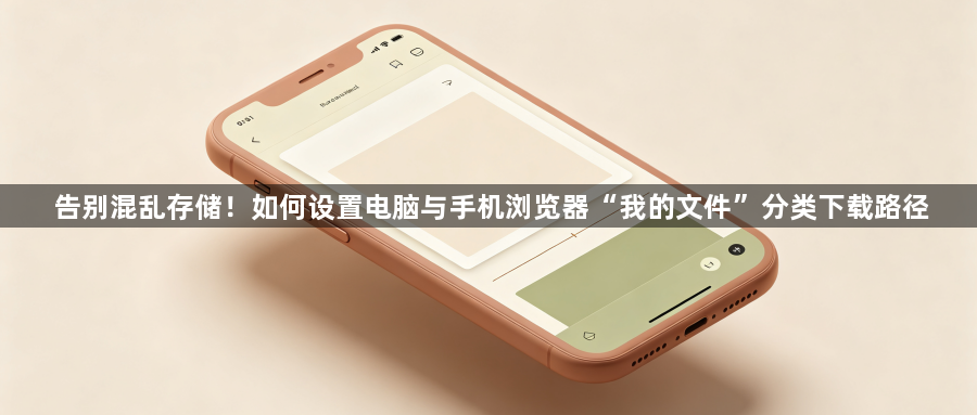 告别混乱存储!如何设置电脑与手机浏览器“我的文件”分类下载路径1
