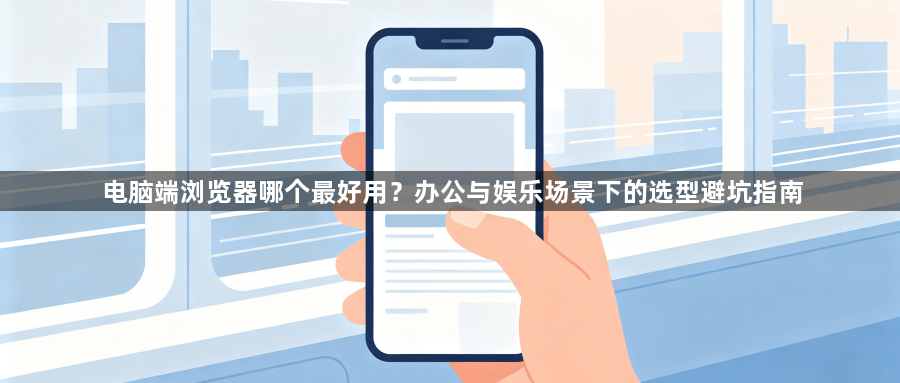 电脑端浏览器哪个最好用？办公与娱乐场景下的选型避坑指南1