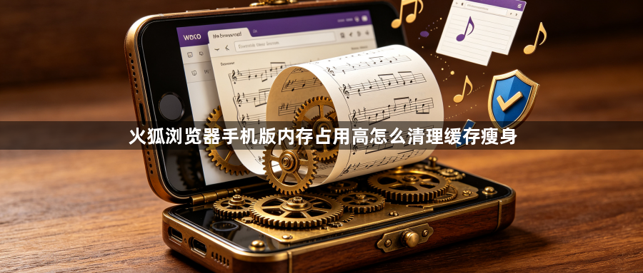 火狐浏览器手机版内存占用高怎么清理缓存瘦身1