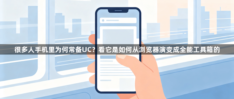 很多人手机里为何常备UC？看它是如何从浏览器演变成全能工具箱的1