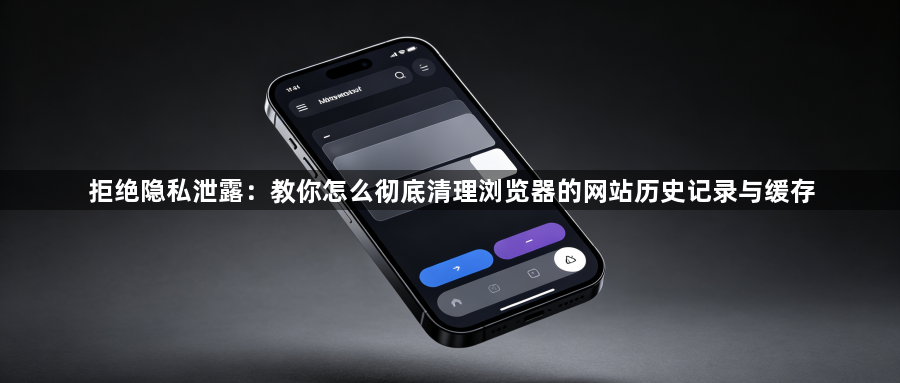 拒绝隐私泄露：教你怎么彻底清理浏览器的网站历史记录与缓存1