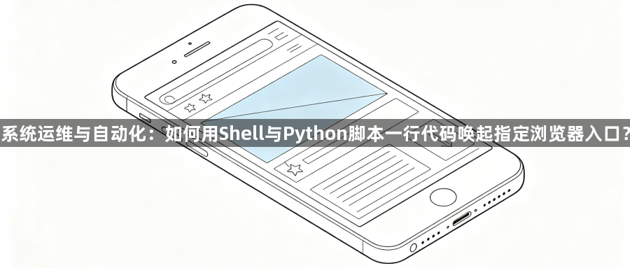 系统运维与自动化：如何用Shell与Python脚本一行代码唤起指定浏览器入口？1