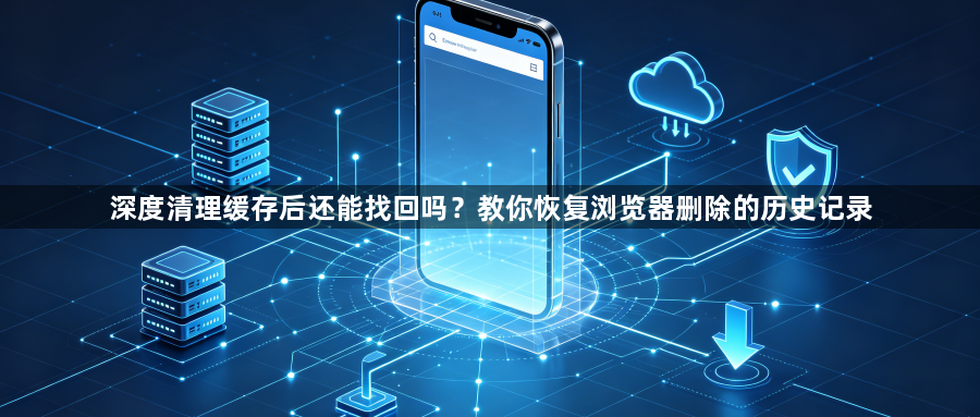 深度清理缓存后还能找回吗？教你恢复浏览器删除的历史记录1