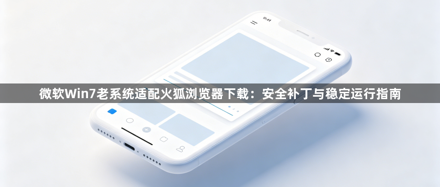 微软Win7老系统适配火狐浏览器下载：安全补丁与稳定运行指南1