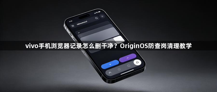vivo手机浏览器记录怎么删干净？OriginOS防查岗清理教学1