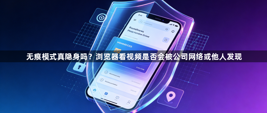 无痕模式真隐身吗？浏览器看视频是否会被公司网络或他人发现1