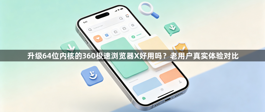 升级64位内核的360极速浏览器X好用吗？老用户真实体验对比1