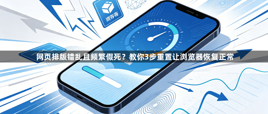 网页排版错乱且频繁假死？教你3步重置让浏览器恢复正常1