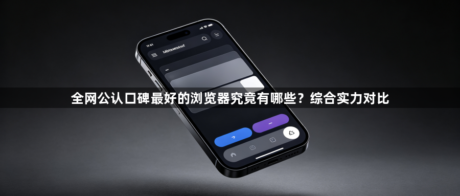 全网公认口碑最好的浏览器究竟有哪些？综合实力对比1