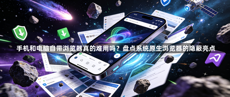 手机和电脑自带浏览器真的难用吗？盘点系统原生浏览器的隐蔽亮点1