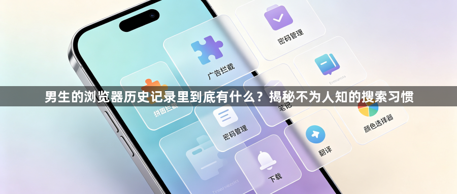 男生的浏览器历史记录里到底有什么？揭秘不为人知的搜索习惯1