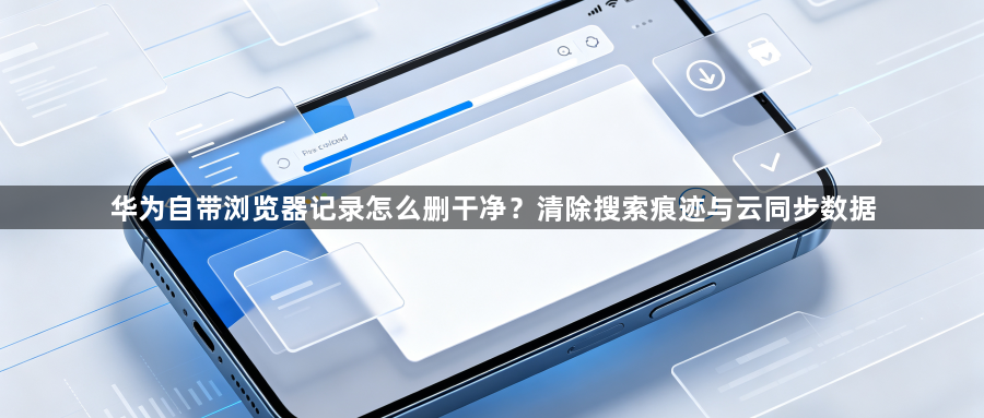华为自带浏览器记录怎么删干净？清除搜索痕迹与云同步数据1