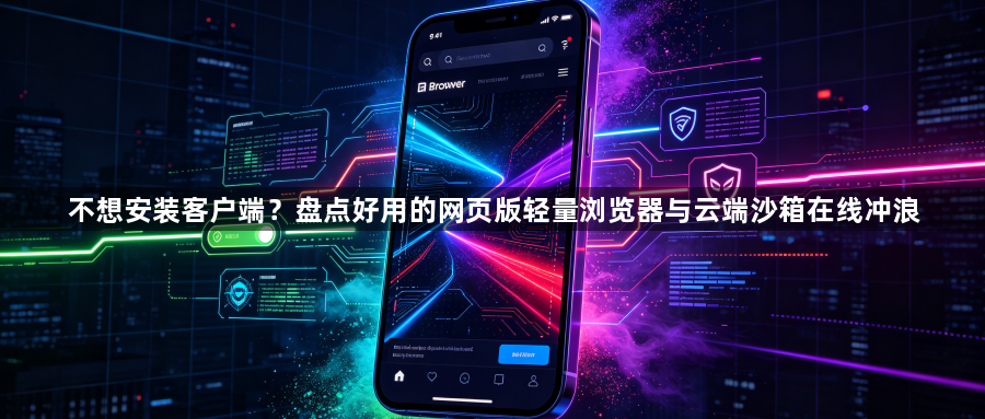 不想安装客户端？盘点好用的网页版轻量浏览器与云端沙箱在线冲浪1