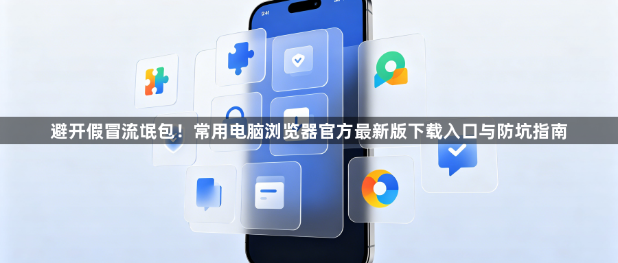 避开假冒流氓包！常用电脑浏览器官方最新版下载入口与防坑指南1