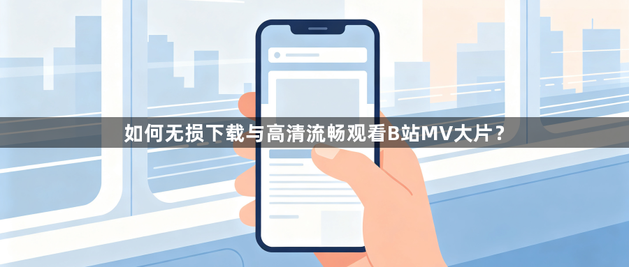 如何无损下载与高清流畅观看B站MV大片？1