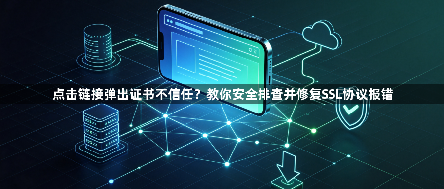 点击链接弹出证书不信任？教你安全排查并修复SSL协议报错1