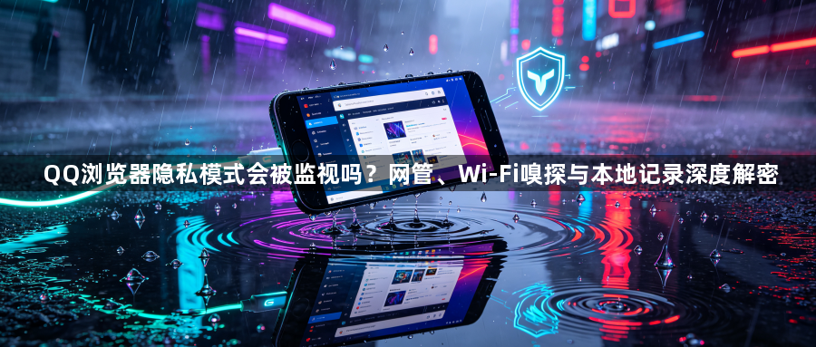 QQ浏览器隐私模式会被监视吗？网管、Wi-Fi嗅探与本地记录深度解密1